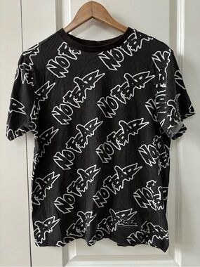 Men's No Fear All Over Print Graphic Logo T-Shirt